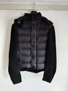 美品】ムーレー ダウンジャケット OREGON-KNM ニット切替 カシミヤ混