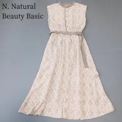 【N. Natural Beauty Basic】ロングワンピース　ペイズリー