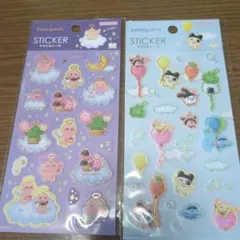 Tamagotchi キャラクターシール 2シートセット