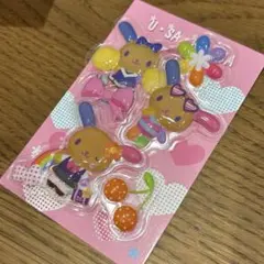 日焼けウサハナ　ぷくぷくステッカー