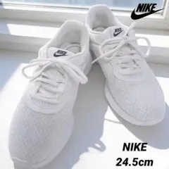 NIKE/ナイキ メッシュスニーカー 白 24.5cm クリーニング済み