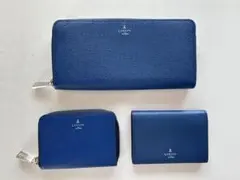 【テプ様専用】ランバンオンブルー長財布& コインケース&名刺入れ　特別３点セット