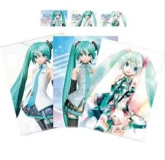 【新品✨美品】初音ミク✨クリアファイル＆ステッカーセット