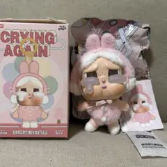 正規品 POPMART クライベイビー うさぎ 兎 ピンク CRYBABY