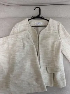 ROPÉ PICNIC ベージュ ビジネススーツ サイズ36 ROPE' PICNIC ノーカラー スーツ セット ベージュ 36 38 SM - メルカリ
