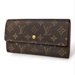 【良品】ルイヴィトン モノグラム ポシェット ポルトモネ クレディ 長財布