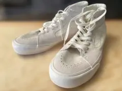2#VANS VR3CUSH ベージュ ハイカットスニーカー 28cm