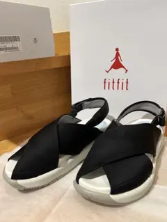 fitfit パフィクロスサンダル WoW10 ブラック M　美品