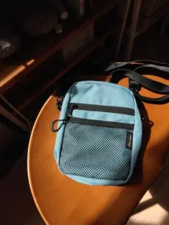 CORDURA FABRIC コーデュラ ショルダーバッグミントブルーのサムネイル