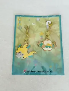 ポケモンセンタートウホクR メタルチャームセット　ジラーチ　モクロー