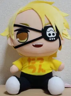 カラフルピーチ　おすわりBIGぬいぐるみ 　たっつん