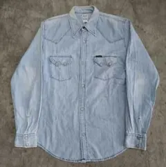 90s　DIESEL　デニムシャツ　ライトブルー　ウエスタンシャツ　デニムシャツのサムネイル