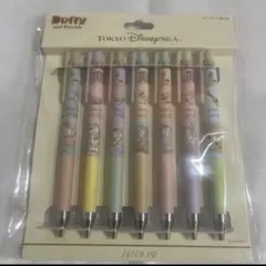 東京ディズニーシー　ダッフィー&フレンズのボールペン7本セット