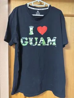 I LOVE GUAM Tシャツ ブラック XLサイズ