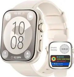 スマートウォッチ Bluetooth通話機能 1.91インチ大画面 着信AC13