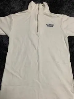 COLZA ハーフジップ ホワイト MAINTAIN SILENCE