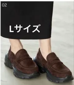 田中里奈 mysa closet ローファースニーカー　ブラウンのサムネイル