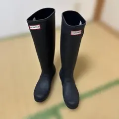 【HUNTER】ハンター レインブーツ ロングブーツ　UK6 ２５センチ