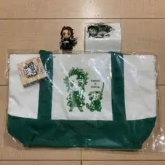 鬼滅の刃 ラスカル コラボ ミニ トート すくい人形 キーホルダー 3点セット