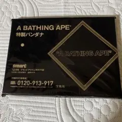 スマート12月号付録ABATHING APE バンダナ