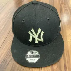 NEW ERA 9FIFTY YOUTH ブラックキャップ