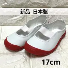Achilles上履きスクールシューズ17cm赤アキレスうわばきプラス【新品】