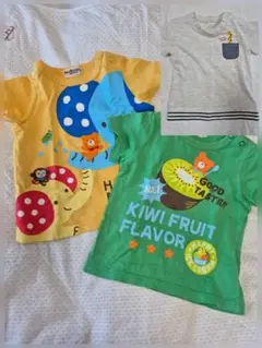 ミキハウス ホットビスケッツ その他　半袖Tシャツ Tシャツ　70サイズ　3枚