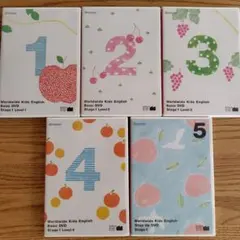 Worldwide Kids English DVD 1-5 セット