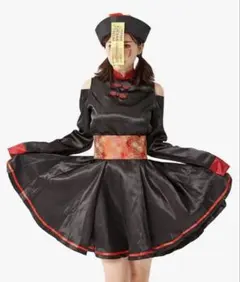 即日発送❣️ハロウィン コスプレ キョンシー コスチューム コスプレ衣装 XL