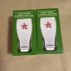 Heineken ビールグラス 2個セット　未使用