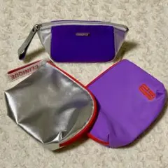 クリニークポーチ3個組（全て内ポケット付き）