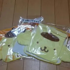 ポムポムプリン 巾着プチタオルセット 2個