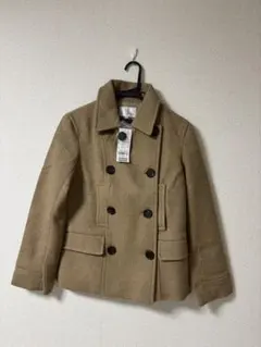 新品タグ付き　anyFAM ベージュ ピーコート サイズ3