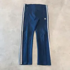 adidas アディダス トラックパンツ トレフォイル 刺繍 L 紺 17863