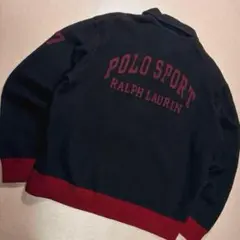 90s POLO SPORT Wool Half-zip pullover