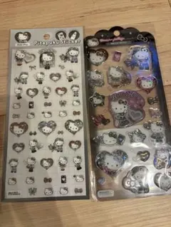 キティ　黒キティ　シール　ドロップジェリーシール　　ぴたぷくステッカー