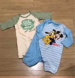 【送料込み】 ロンパース 60〜70cm 80cm 2点セット