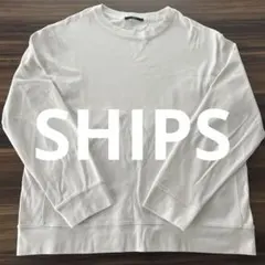 SHIPS クルーネック スウェット ホワイトのサムネイル