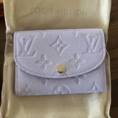 ルイヴィトン　ロザリ　パープル　アンプラント　ポルトモネロザリ