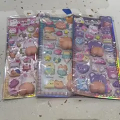 かわいい動物園 おしりシール うさぎ ねこ くま