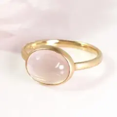 11号ローズクォーツリング湯婆婆リング - メルカリ