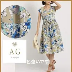 ☆AG by aquagirl☆【新品未使用】ブリリアントフラワーワンピースM♡