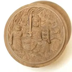 【フォロー割・新品】 香合仏　弁財天　白檀　仏龕　懐中仏　弁天　弁才天　匿名配送 フォロー割・新品】 香合仏 弁財天 白檀 仏龕 懐中仏 弁天 弁才天 匿名