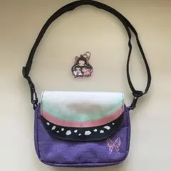 鬼滅の刃　胡蝶しのぶ　ミニショルダー　ポシェット　おまけ付き