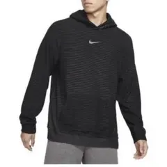 【新品】NIKE　プルオーバーパーカー　フリース　スポーツウェア　黒　メンズS