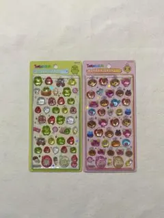 正規品　くちぱっち　めめっち　たまごっちボンボンドロップシール　２枚セット