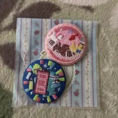 DisneyCharacters刺繍缶バッジビスケット2