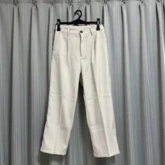 Nilway センタープレス ワイドストレート スラックス  Sサイズのサムネイル