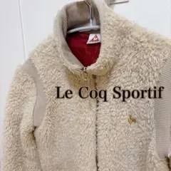Le Coq Sportif ルコック ボアジャケット もこもこ　秋冬コーデ