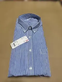 UNIQLO EFCブロード　ストライプシャツ M